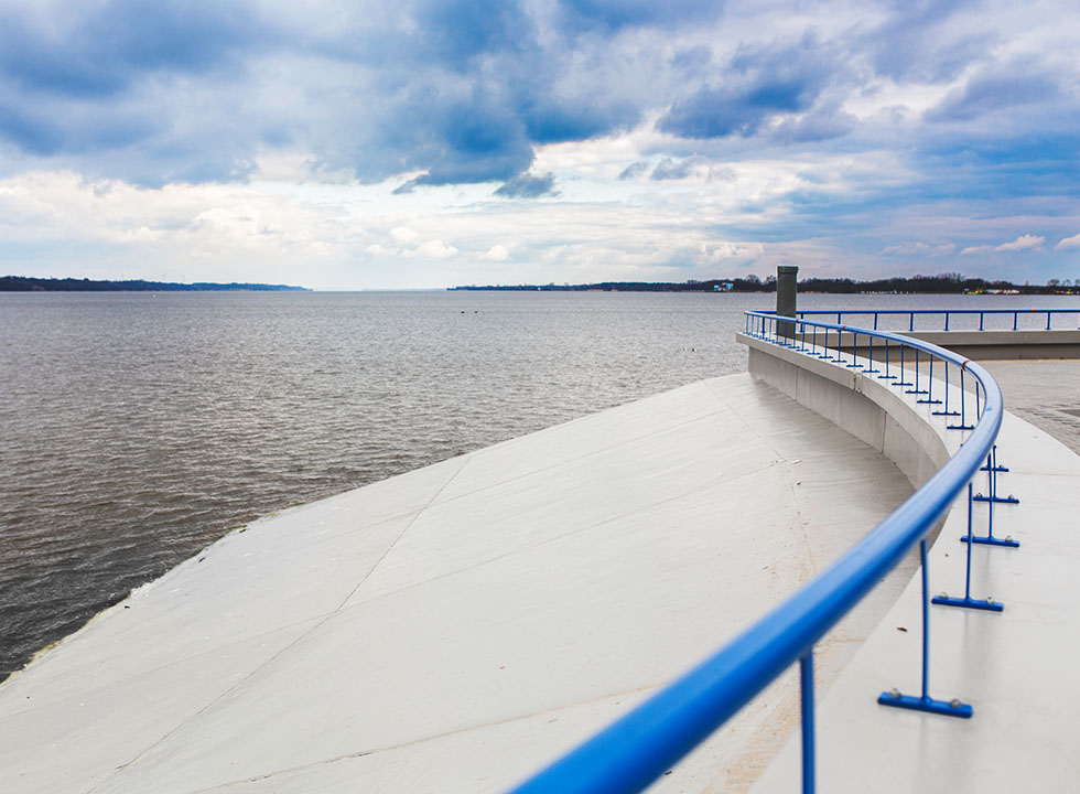 seawall construction modern marine