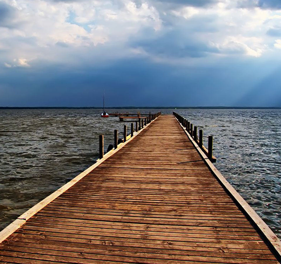 wooden dock