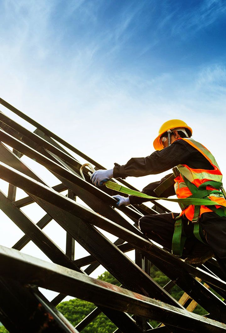 safety body construction working with equipment